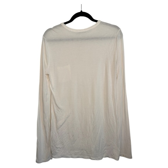 T Alexander Wang Long Sleeve White Tshirt - Picture 2 of 7